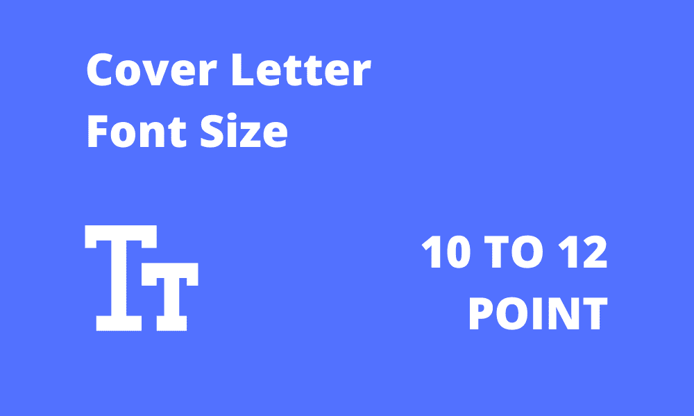 Cover Letter Font Size